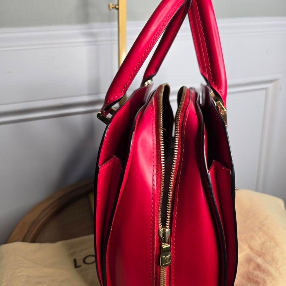Red Louis Vuitton Epi leather bag and wallet set - Picture 6 of 8